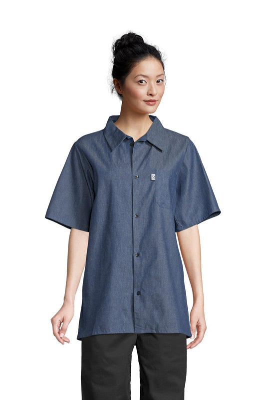 Chambray Utility Shirt #0920C *Closeout* (All Sales Final No Returns)