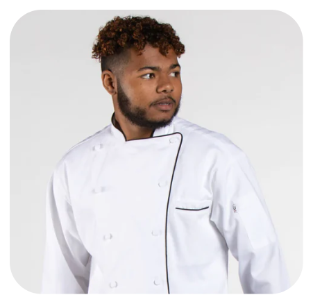 Black Chefs' Casual Wear, Stylish & Functional Chef Clothing