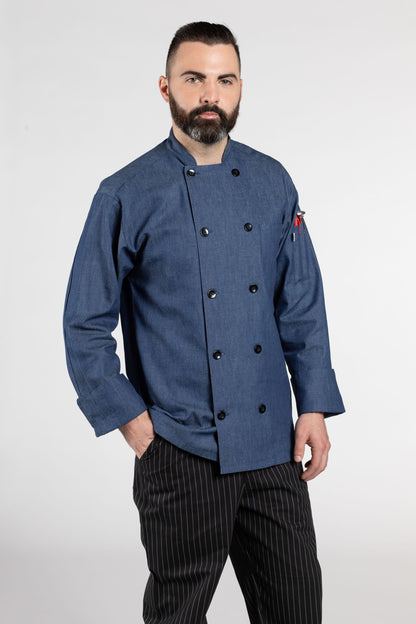 Chambray Chef Coat #0405c