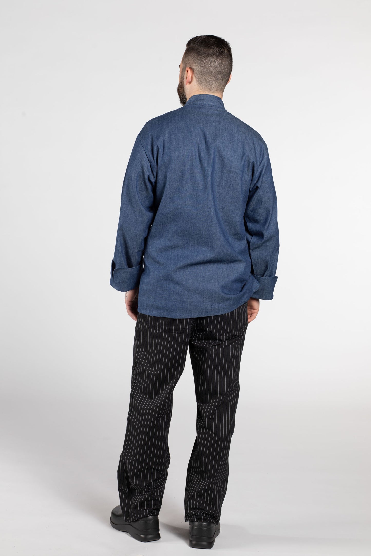 Chambray Chef Coat #0405c *Closeout* (All Sales Final No Returns)