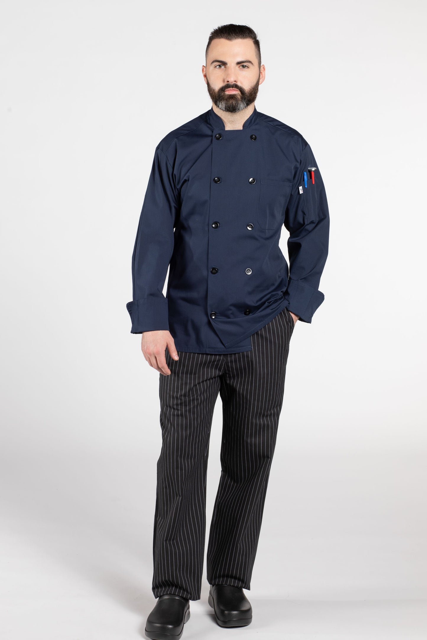 Classic Poplin Chef Coat #0413 *Closeout* (All Sales Final No Returns)