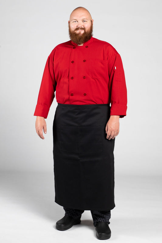 Two-Section Pocket Bistro Apron #3101